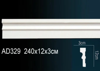 Молдинг гладкий AD329