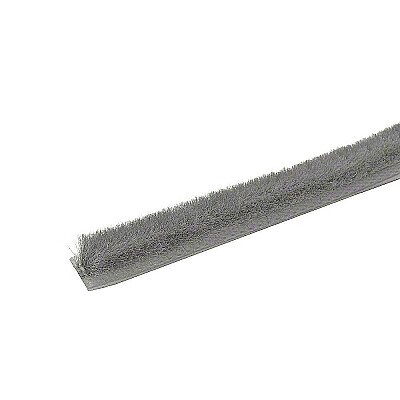 Уплотнитель щеточный 4Р 7*6 (цвет Серебро)