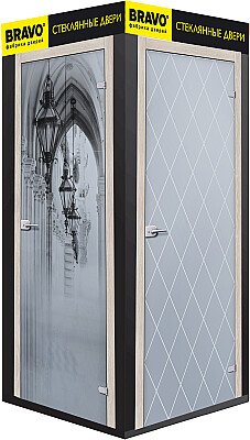 Для 4-х стеклянных дверей (цвет AB Бронза)