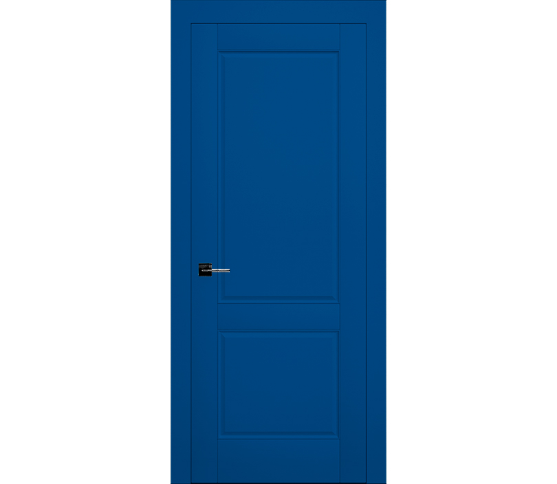Дверь межкомнатная глухая Лондон ДГ2 синяя