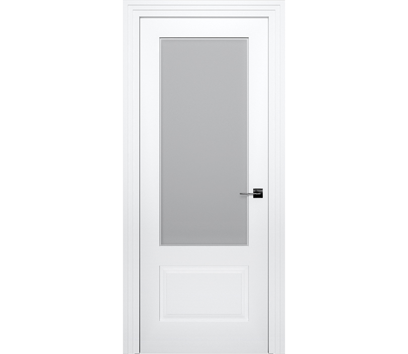 Дверь межкомнатная со стеклом Римини ДО2-2 с патиной