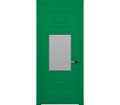 Дверь межкомнатная со стеклом Гранада лайт ДО5 зеленая