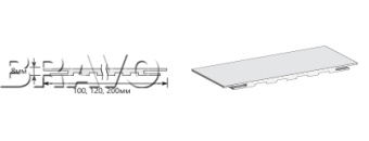 Добор "Т" 2070*120*8 Milk Oak (Модерн)