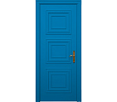 Дверь межкомнатная глухая Каталина ДГ6 голубая